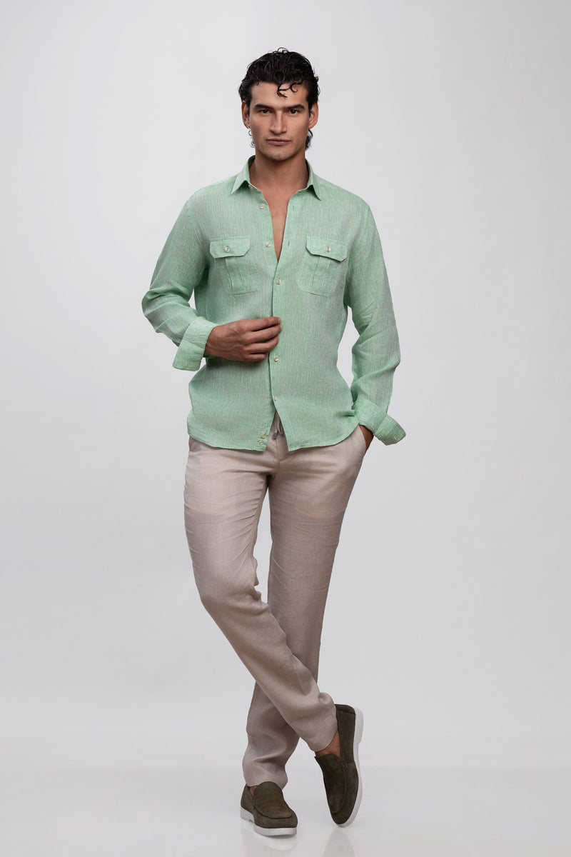100% ITALIAN LINEN SHIRT