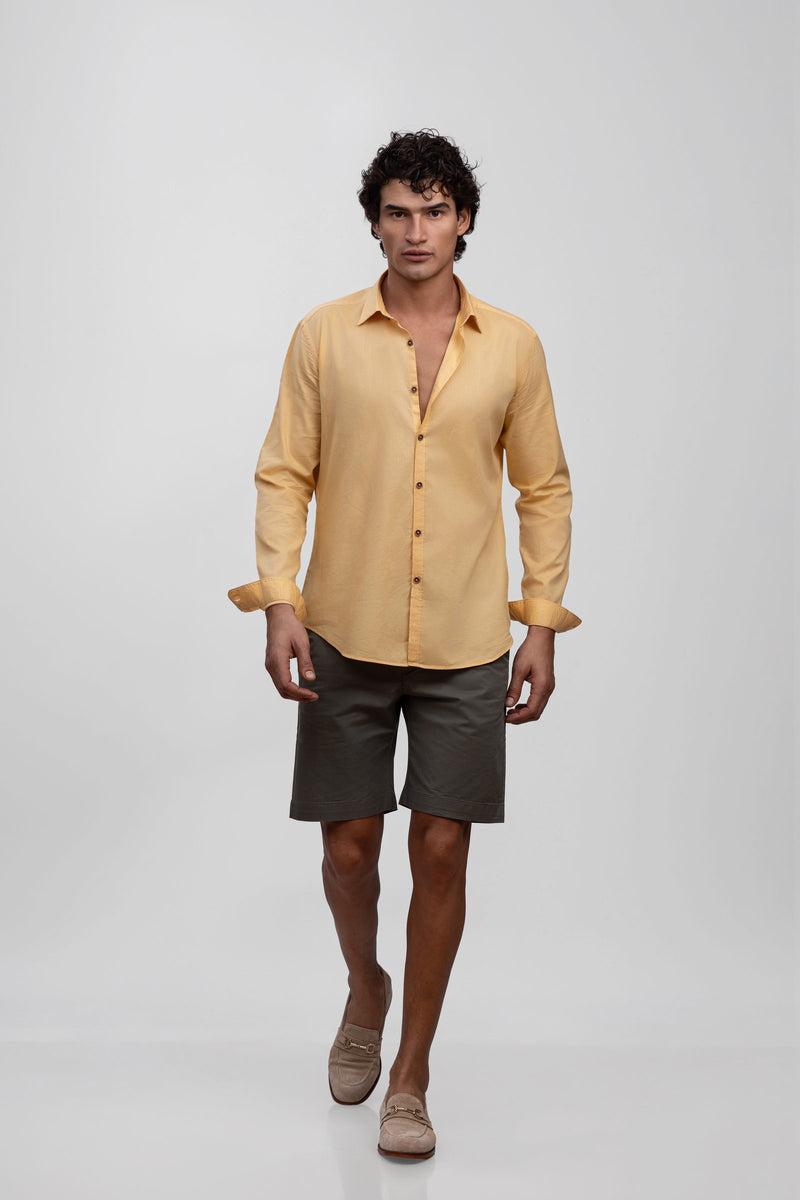 COTTON BERMUDA SHORTS