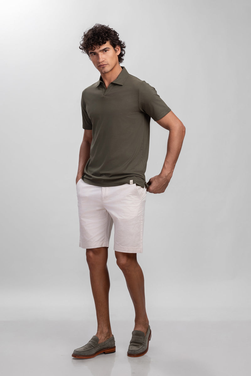 COTTON BERMUDA SHORTS