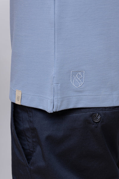 Navy Cotton Bermuda Shorts