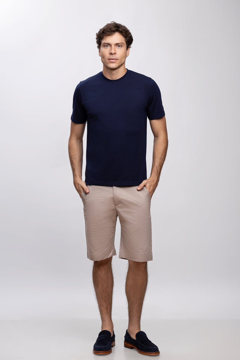 COTTON BERMUDA SHORTS