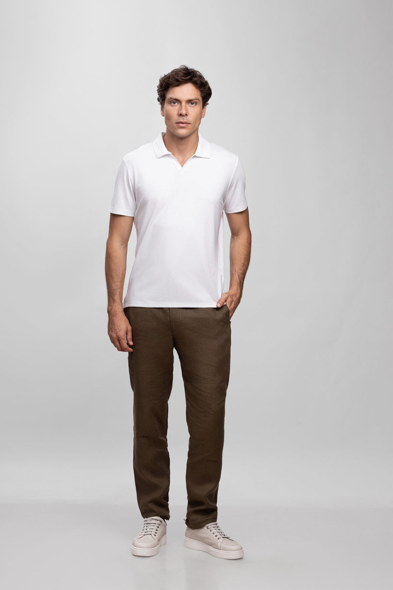 MODAL V-NECK POLO
