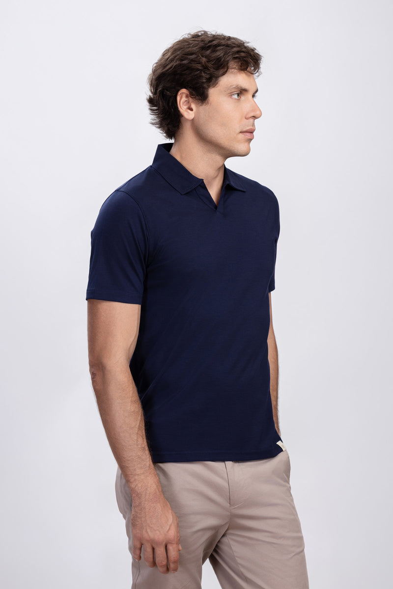 MODAL V-NECK POLO