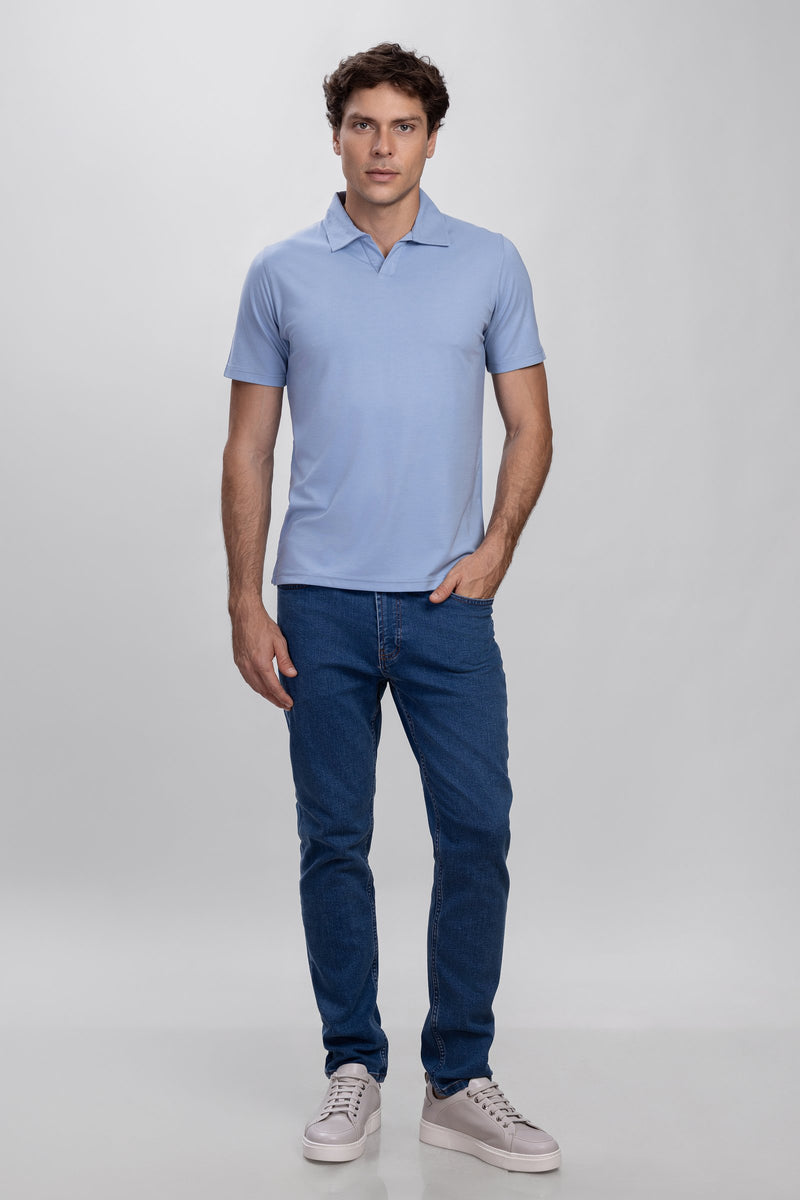 MODAL V-NECK POLO
