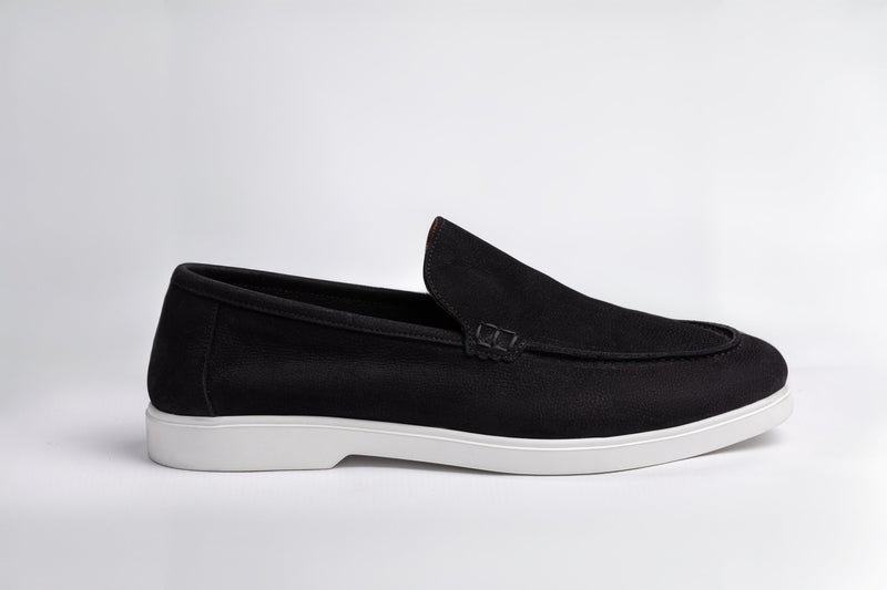 SOFT SPLIT LEATHER LOAFERS