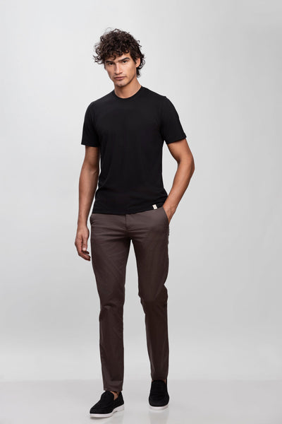Black Soft Split Leather Loafers