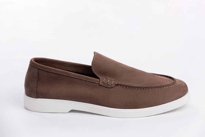 SOFT SPLIT LEATHER LOAFERS