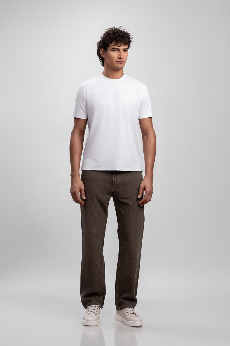 STRAIGHT-LEG JEANS