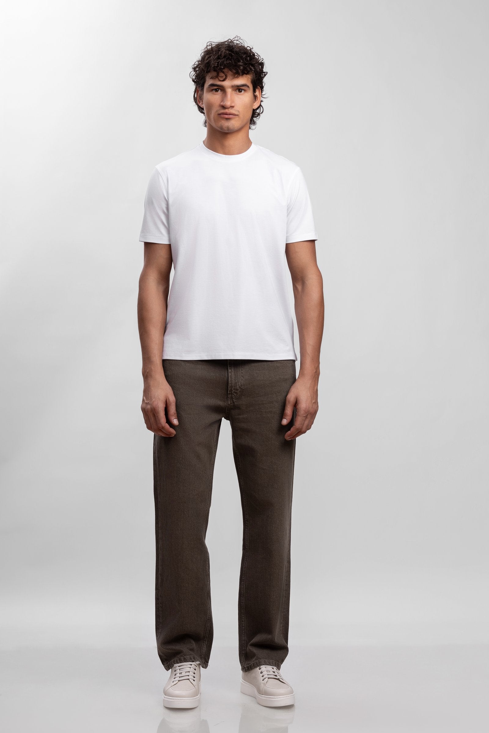 Off white Short Sleeve Modal T-Shirt