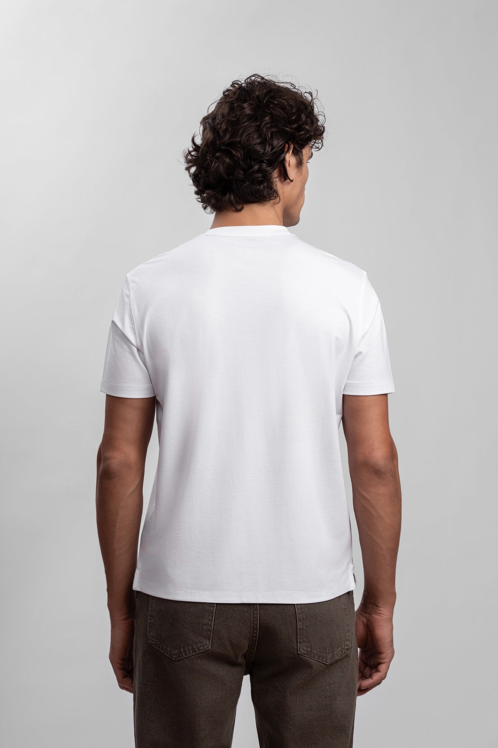 Off white Short Sleeve Modal T-Shirt
