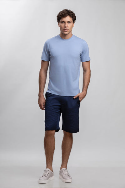 Sky Blue Short Sleeve Modal T-Shirt