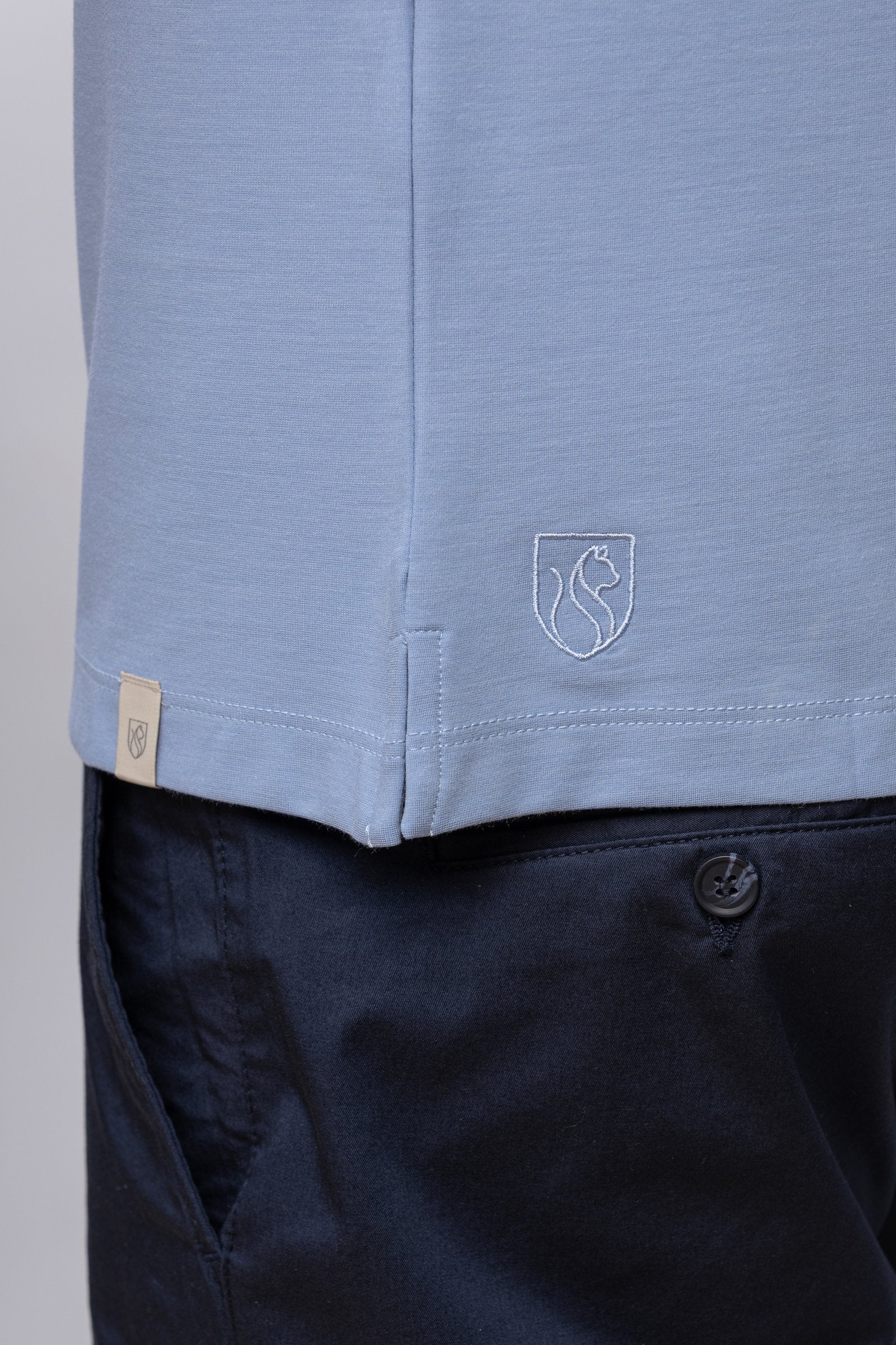 Sky Blue Short Sleeve Modal T-Shirt