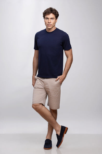 Navy Short Sleeve Modal T-Shirt