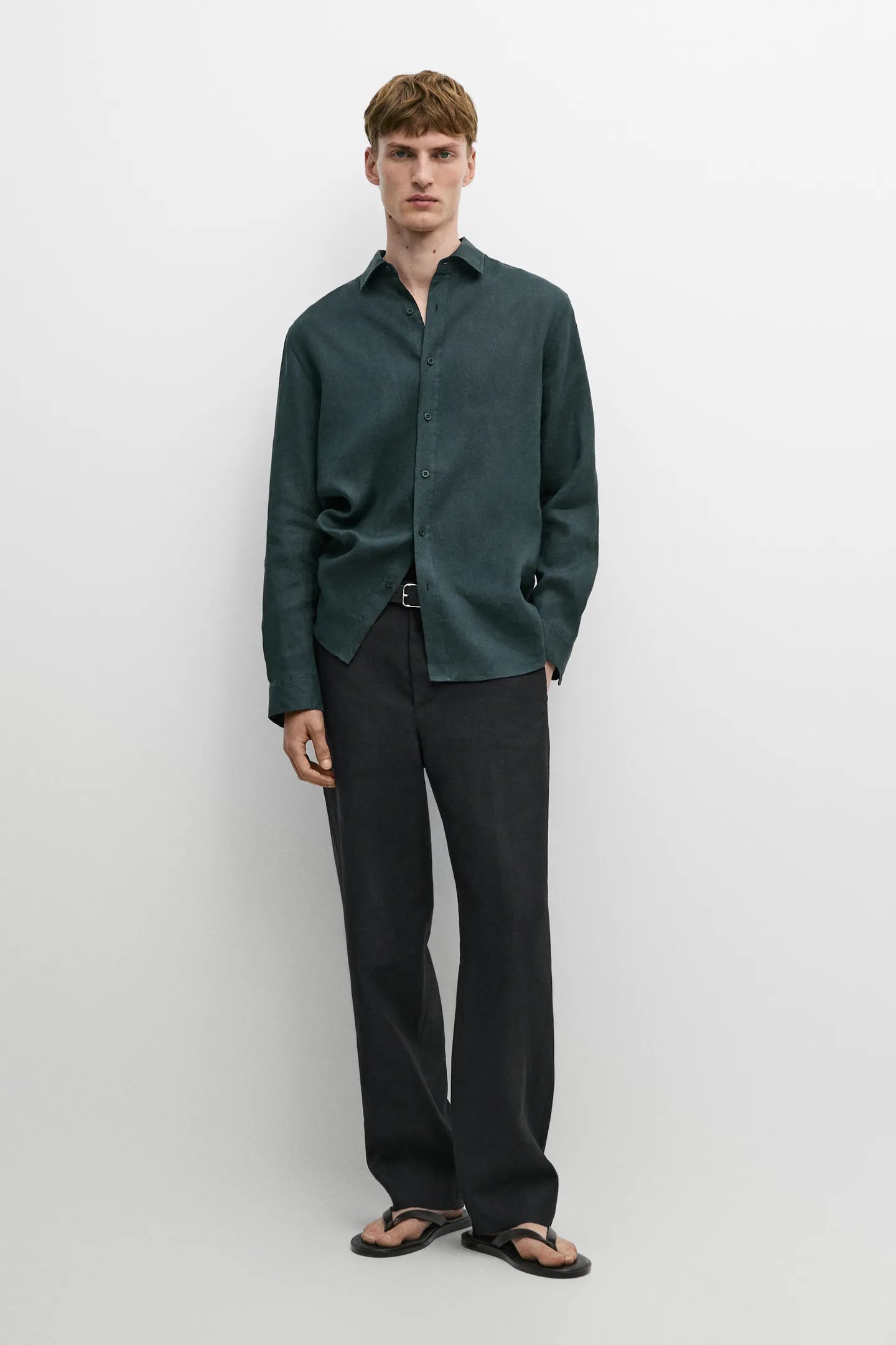 Slim Fit Shirt - model back